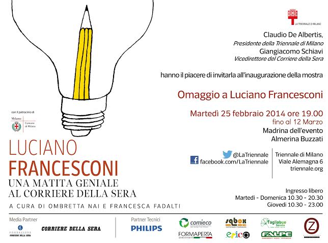 Luciano Francesconi - Una matita geniale al Corriere della Sera